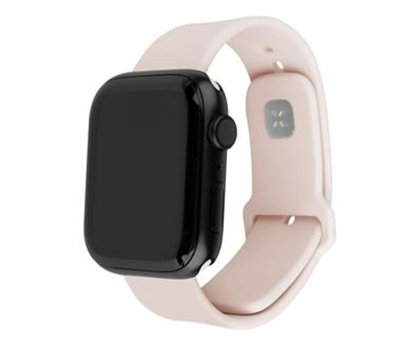 Pasek i akcesoria do zegarków FIXED Silicone Strap Set do Apple Watch 44/45/46/49 mm pink